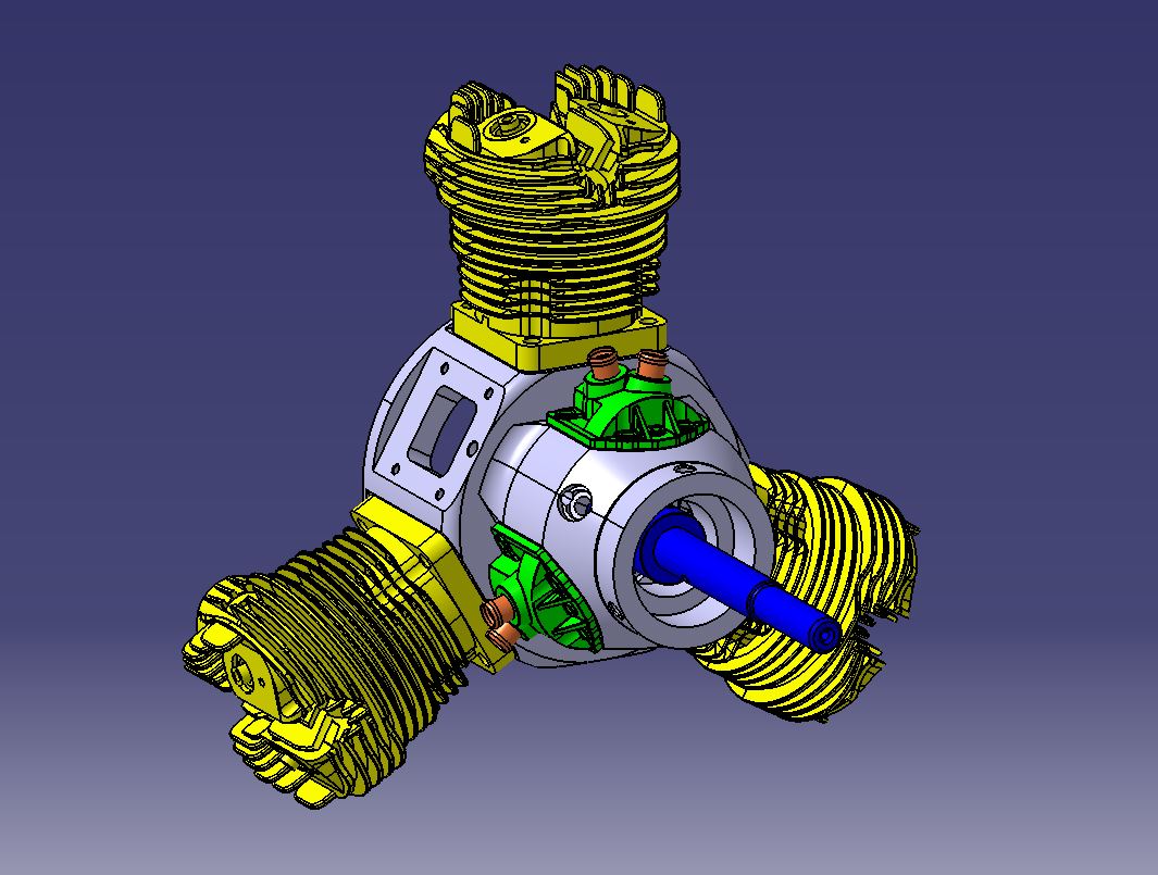 PISTON AIRCRAFT ENGINE